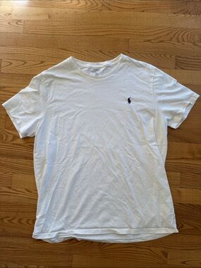 Men’s Polo by Ralph Lauren White Crewneck T-Shirt CL